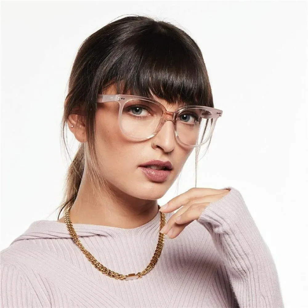 NEW Celine CL5010IN 072 THIN 2 DOTS Shiny Rose Pink Unisex Geometric Eyeglasses
